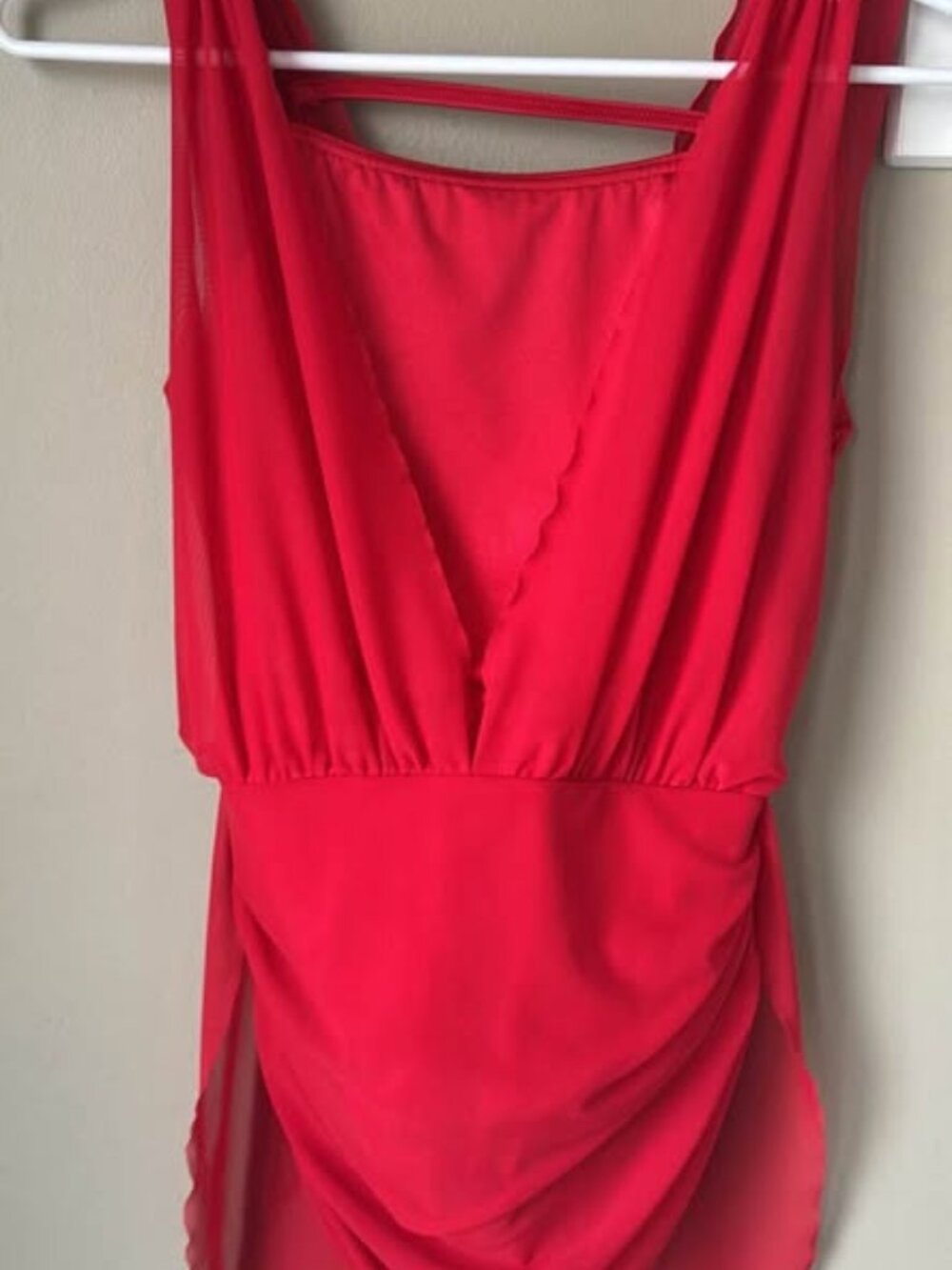 Balera (Weissman) lyrical costume red size large child.